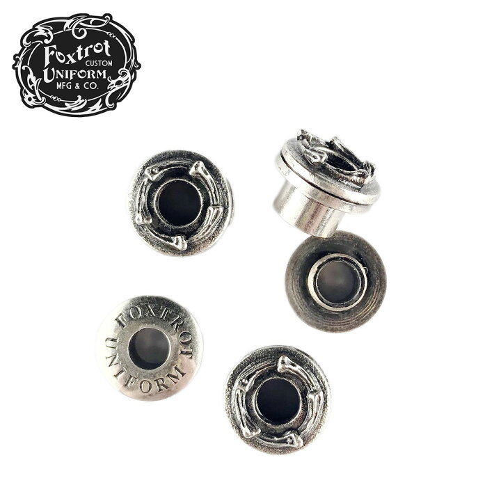 楽天市場 フォックス トロット ユニフォーム Foxtrot Uniform シューズアクセサリー シューアクセ 4個セット シューホール シューレース 靴紐 靴ひも ヴィンテージ スニーカー シューズ カスタマイズ Bones Screw On Grommets Set ネコポス可 シュガーオンライン