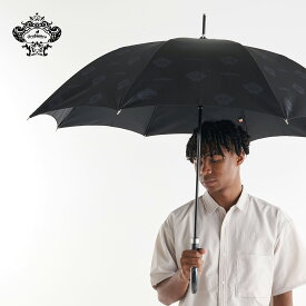 【最大1000円OFFクーポン配布中】 Orobianco オロビアンコ 長傘 雨傘 メンズ レディース 軽量 撥水 コロナロゴ ブラック 黒 607010002