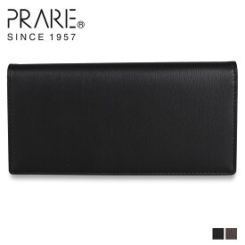 【最大1000円OFFクーポン配布中】 PRAIRIE プレリー 長財布 メンズ 本革 フレンチ ボックス カーフ FRENCH BOX CALF ブラック ブラウン 黒 NP11114