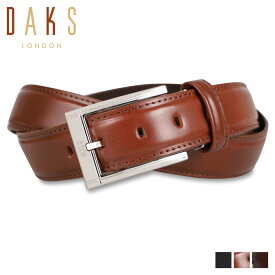 【最大1000円OFFクーポン配布中】 ダックス DAKS ベルト メンズ 本革 LEATHER BELT ブラック ブラウン ダークブラウン 黒 DB10210