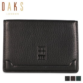 ダックス DAKS パスケース カードケース ID 定期入れ メンズ PASS CASE ブラック ダーク ブラウン グリーン 黒 DP21580