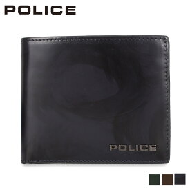 POLICE ポリス 二つ折り財布 メンズ 本革 SPAZZOLA WALLET ダーク ネイビー ブラウン グリーン PA-70501