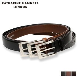 KATHARINE HAMNETT LONDON キャサリンハムネット ロンドン ベルト メンズ 本革 当社限定 メデューサ MEDUSA BELT ブラック ブラウン 黒 KH-0060221IN