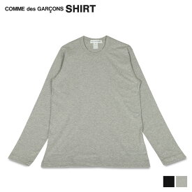 【最大1000円OFFクーポン配布中】 Comme des Garcons SHIRT コムデギャルソン シャツ Tシャツ 長袖 ロンT カットソー メンズ LONG SLEEVE SMALL LOGO BACK TEE ブラック グレー 黒 FH-T012