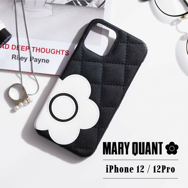 楽天市場 最大1000円offクーポン マリークヮント Mary Quant Iphone12 12 Pro ケース スマホケース 携帯 レディース マリクワ Pu Quilt Leather Back Case ブラック ベージュ 黒 Ip12 Mq03 シュガーオンラインショップ