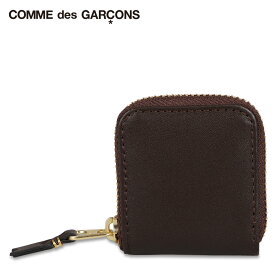 【最大1000円OFFクーポン配布中】 COMME des GARCONS コムデギャルソン 財布 小銭入れ コインケース メンズ レディース 本革 ラウンドファスナー COIN CASE ブラウン SA4100