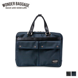 【最大1000円OFFクーポン配布中】 WONDER BAGGAGE ワンダーバゲージ ビジネスバッグ ブリーフケース ショルダーバッグ メンズ グッドマンズ デバイスブリーフ 撥水 2WAY GOODMANS DEVICE BRIEF ブラック ネイビー 黒 WB-G-030