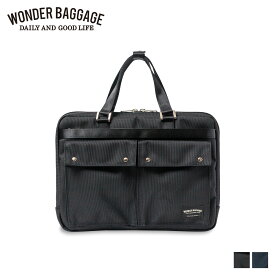 【最大1000円OFFクーポン配布中】 WONDER BAGGAGE ワンダーバゲージ ビジネスバッグ ブリーフケース ショルダーバッグ メンズ グッドマンズ デバイスブリーフ 撥水 2WAY GOODMANS DEVICE BRIEF ブラック ネイビー 黒 WB-G-031