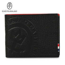 CASTELBAJAC カステルバジャック 財布 二つ折り財布 ピッコロ メンズ レディース 本革 PICCOLO SERIES WALLET ブラック 黒 22614