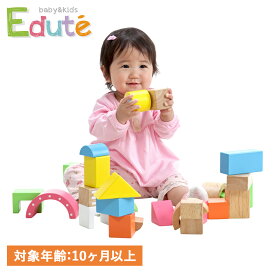 Edute エデュテ 積み木 木のおもちゃ 知育玩具 10ヶ月から対応 サウンド ブロックス ラージ 男の子 女の子 木製 赤ちゃん 子供 幼児 ベビー SOUND BLOCS LARGE LA-008