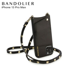 【最大1000円OFFクーポン配布中】 バンドリヤー BANDOLIER iPhone 13 mini iPhone 13 13Pro iPhone 13 Pro Max ケース スマホケース 携帯 ショルダー アイフォン サラ メンズ レディース SARAH ブラック 黒 10SAR