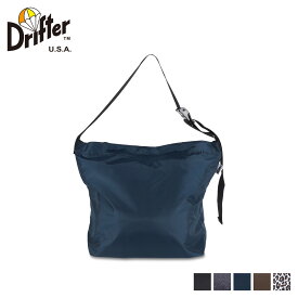 Drifter ドリフター ショルダーバッグ バッグ トートバッグ プレーン メンズ レディース 18L 2WAY 軽量 PLAIN SHOULDER BAG ブラック ベージュ ブラウン ネイビー レオパード 黒 V1720] 母の日