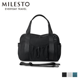 【最大1000円OFFクーポン配布中】 ミレスト MILESTO ボストンバッグ メンズ レディース 13インチ PC収納スリーブ付き BOSTON BAG ブラック グレー グリーン 黒 MLS844 母の日