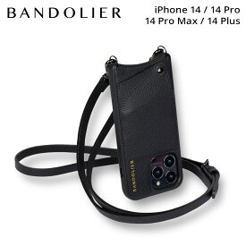 【最大1000円OFFクーポン配布中】 バンドリヤー BANDOLIER iPhone 14 14Pro iPhone 14 Pro Max iPhone 14 Plus ケース スマホケース 携帯 ショルダー アイフォン エマ ピューター メンズ レディース EMMA PEWTER ブラック 黒 10EMM