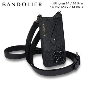 【最大1000円OFFクーポン配布中】 バンドリヤー BANDOLIER iPhone 14 14Pro iPhone 14 Pro Max iPhone 14 Plus ケース スマホケース 携帯 ショルダー アイフォン ヘイリー サイドスロット ピューター メンズ レディース ブラック 黒 14HAI