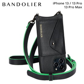 【最大1000円OFFクーポン配布中】 バンドリヤー BANDOLIER iPhone 13 13Pro iPhone 13 Pro Max ケース スマホケース 携帯 ショルダー アイフォン ジル ブラック メンズ レディース JILL BLACK ブラック 黒 14JIL