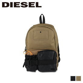 【最大1000円OFFクーポン配布中】 DIESEL ディーゼル リュック バッグ バックパック メンズ レディース DSL UTILITY BACKPACK ブラック ブラウン 黒 X08930-P4638