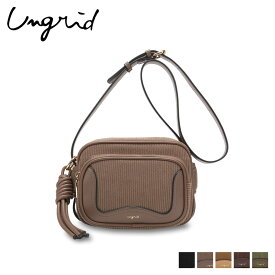 【最大1000円OFFクーポン配布中】 Ungrid アングリッド バッグ ショルダーバッグ レディース 斜めがけ 小さめ CORDUROY SHOULDER BAG ブラック ベージュ ブラウン 黒 UNG-52710B