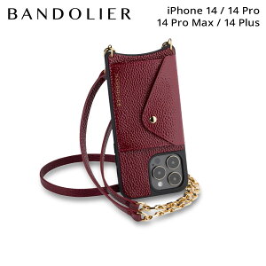 �o���h�����[ BANDOLIER iPhone 14 14Pro iPhone 14 Pro Max iPhone 14 Plus �P�[�X �X�}�z�P�[�X �g�� �V�����_�[ �A�C�t�H�� �����Y ���f�B�[�X LENA SIDE SLOT BURGUNDY ���C�� ���b�h 14LEN