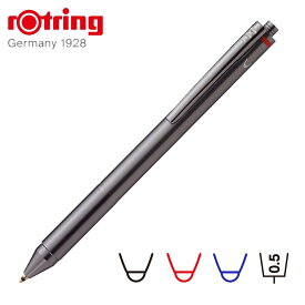 rOtring ロットリング 多機能ペン マルチペン 4in1 シャーペン ボールペン フォーインワン 油性 0.5mm MULTI PEN グレー 1904455