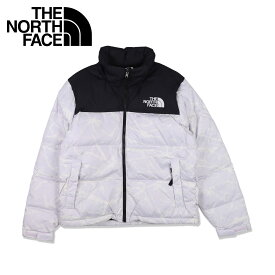 【最大1000円OFFクーポン配布中】 THE NORTH FACE ノースフェイス ダウン ジャケット ヌプシ レトロ レディース PRINTED 1996 RETRO NUPTSE JACKET ホワイト 白 NF0A5IXK99E