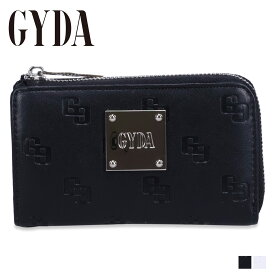 GYDA ジェイダ キーケース キーホルダー レディース 6連 L字ファスナー KEY CASE ブラック ホワイト 黒 白 GY-W103