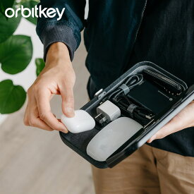 【最大1000円OFFクーポン配布中】 Orbitkey オービットキー ワイヤレス充電 収納ケース 小物入れ QI iPhone アンドロイド 携帯 スマホケース スマホショルダー 置くだけ充電 ワイヤレスチャージャー Nest ブラック グレー 黒 NEST-1-BKBK