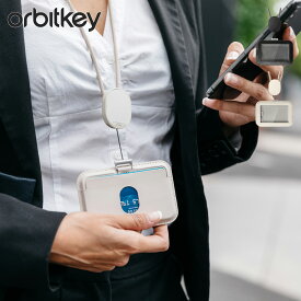 Orbitkey オービットキー カードケース カードホルダー メンズ レディース スリム 薄型 本革 ID CARD HOLDER PRO ブラック ベージュ 黒 WCPA-BLK-202