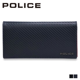POLICE ポリス ラウンドウォレット 財布 長財布 メンズ 本革 ROUND WALLET ブラック 黒 PA-70801