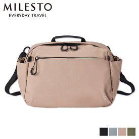 【最大1000円OFFクーポン配布中】 MILESTO ミレスト ショルダーバッグ トロット メンズ レディース 7L 斜めがけ 軽量 撥水 防水 TROT ブラック グレー ベージュ 黒 MLS879 母の日