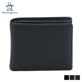 Munsingwear マンシングウェア 財布 二つ折り フォース メンズ ブラック ブラウン グリーン 黒 MU-1060123