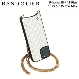 バンドリヤー BANDOLIER iPhone15 15Pro iPhone 15 Pro Max iPhone 15 Plus スマホケース スマホショルダー 携帯 アイフォン メンズ レディース SHEILA CREAM ベージュ 10SHE