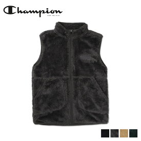 【最大1000円OFFクーポン配布中】 Champion チャンピオン ベスト フリース アウター メンズ ボア ZIP VEST ブラック グレー ベージュ グリーン 黒 C3-Y617