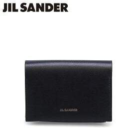 JIL SANDER ジルサンダー カードケース 名刺入れ 定期入れ ID メンズ スリム 本革 ORIGAMI CARD HOLDER ブラック 黒 J25UI0006