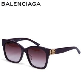 BALENCIAGA バレンシアガ サングラス メンズ レディース アジアンフィット UVカット SUNGLASSES パープル BB0102SA-006 母の日