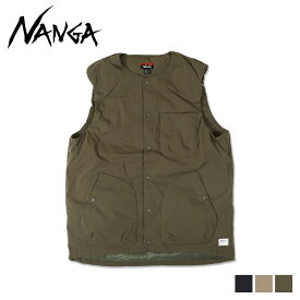 ナンガ NANGA 焚火 ベスト インナーダウン アウター メンズ レディース TAKIBI RIPSTOP INNER DOWN VEST ブラック ベージュ グリーン 黒 ND2241-1B301