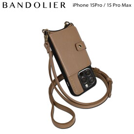 バンドリヤー BANDOLIER iPhone 15 15Pro iPhone 15 Pro Max スマホケース スマホショルダー 携帯 アイフォン メンズ レディース MILA MagSafe TAN ブラウン 18MIL