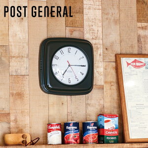 POST GENERAL |XgWFl |v Ǌ| EH[NbN rXt@ Ȃ XC[v[ug XC[vZRh É BISPHAM WALL CLOCK ubN  982260
