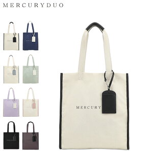 �y�ő�1000�~OFF�N�[�|�����s���z MERCURYDUO �}�[�L�����[�f���I �g�[�g�o�b�O �L�����o�X ���f�B�[�X CANVAS TOTEBAG �u���b�N �l�C�r�[ �O���[ �~���g �p�[�v�� �s���N �� MER-90740B