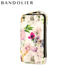 バンドリヤー BANDOLIER ポーチ スマホ 携帯 エキスパンデッド フローラルアイボリー ポーチ メンズ レディース EXPANDED FLORAL IVORY POUCH アイボリー 21GRA