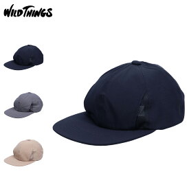 【最大1000円OFFクーポン配布中】 ワイルドシングス WILD THINGS ベース キャップ 帽子 メンズ レディース BASE CAP ブラック グレー ベージュ ブルー 黒 WT24038SL