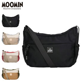 MOOMIN ムーミン ショルダーバッグ メンズ レディース 4L 撥水 斜めがけ 大容量 SHOULDER BAG ブラック グレー レッド グリーン 黒 RMNL-03