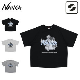 ナンガ NANGA Tシャツ 半袖 エコハイブリッド エコーティー メンズ レディース ECO HYBRID echo TEE ブラック ホワイト ライト グレー 黒 白 1G810-C