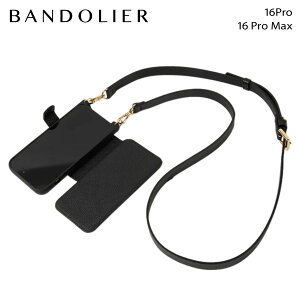 �o���h�����[ BANDOLIER iphone16pro 16proMax �X�}�z�P�[�X �X�}�z�V�����_�[ �g�� �A�C�t�H�� �����Y ���f�B�[�X HAILEY FOLIO BLACK GOLD �u���b�N �� 13HAI ��̓�
