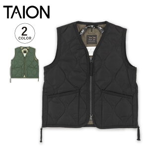 �y�ő�1000�~OFF�N�[�|�����s���z �^�C�I�� TAION �C���i�[�_�E�� �x�X�g �W�� �A�E�^�[ �q���� �~���^���[ V�l�b�N�W�b�v �L�b�Y MILITARY V-NECK ZIP �u���b�N �I���[�u �� TAION-K001ZML-1