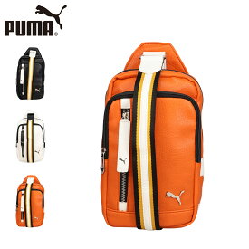 プーマ PUMA バッグ ボディバッグ ワンショルダーバッグ セッション メンズ レディース A5 斜めがけ 小さめ 軽量 SESSION ブラック ホワイト オレンジ 黒 白 J20317