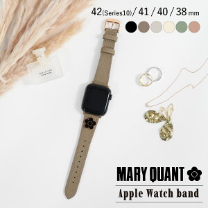 }[Ng MARY QUANT AbvEHb`oh xg ւ fB[X }N Apple Watch Series 10 42mm 41mm 40mm 38mm {v  uh  PU WATCH BAND ubN N[ O[W x