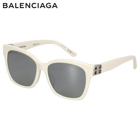 BALENCIAGA バレンシアガ サングラス メンズ レディース UVカット アジアンフィット SUNGLASSES ホワイト 白 BB0102SA-016 母の日