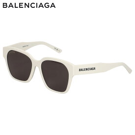 BALENCIAGA バレンシアガ サングラス メンズ レディース UVカット アジアンフィット SUNGLASSES ホワイト 白 BB0215SA-003 母の日