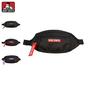 �x���f�C�r�X BENDAVIS �o�b�O �E�G�X�g�o�b�O �{�f�B�o�b�O �����Y ���f�B�[�X �΂߂��� �y�� �t�@�X�i�[�t�� LOGO TAPE WAISTBAG �u���b�N �� BDW-9274